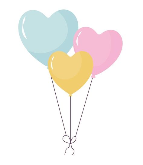 Nursery 2024, Unicorn Topper, Balloon Cartoon, Balloon Illustration, Heart Balloons, Pastel Colors, Balloons, Cricut, Nursery