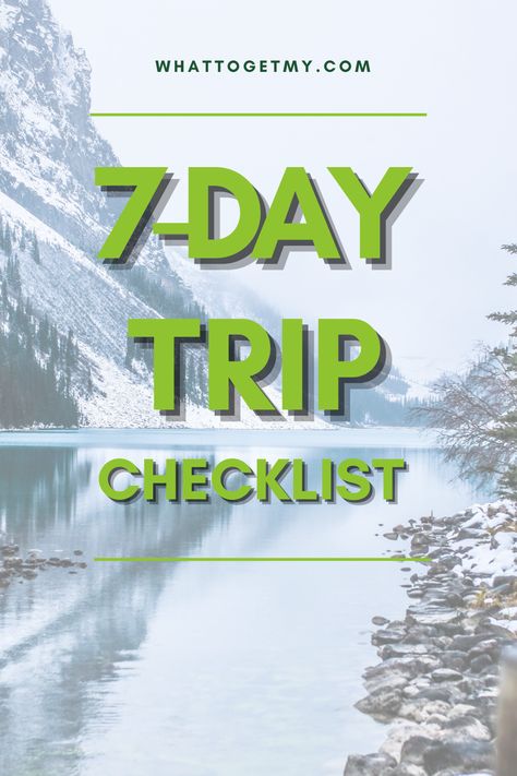 Worried about the things that you should bring on a 7-day trip? Packing ain’t easy! Lucky for you, we rounded up the things that are essential on your dream vacation. Here is our 7-day trip checklist! What To Bring On A 7 Day Trip, What To Pack For A 7 Day Trip, Packing List For 5 Day Trip, 7 Day Trip Packing List, Packing Books, Trip Checklist, Vacation 2023, Trip Packing, Jamaica Travel