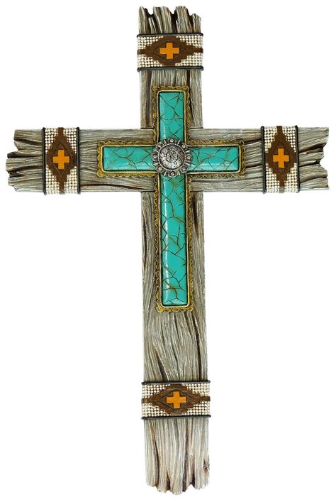 Southwest Wall Decor, Wooden Cross Crafts, Spiritual Wall Decor, Feather Wall Decor, Mosaic Crosses, Cross Wall Decor, Wooden Crosses, Cross Crafts, Feather Wall