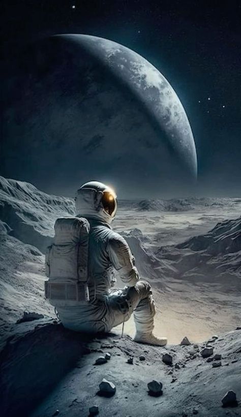 Space With Astronaut, Planet Photos, Nasa Space Pictures, Astronaut Photo, Cool Astronaut, Space Art Wallpaper, Nasa Art, Nasa Wallpaper, Space Art Gallery