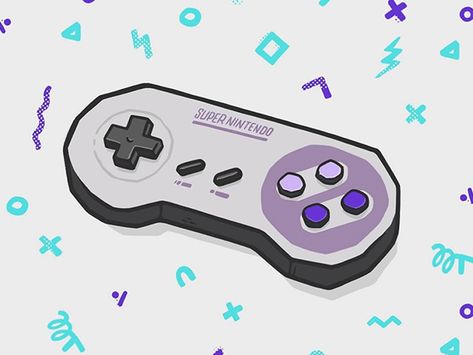 Super Nintendo Controller by Jetpacks and Rollerskates Super Nintendo Controller, Nes Controller, Nintendo Controller, Controller Design, Nintendo Art, Nintendo Nes, Game System, Saint Charles, Making Things