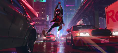 Spiderman Banner, Spiderman Into The Spider Verse, New Spiderman Movie, Spiderman And Spider Gwen, Spider Man Into The Spider Verse, Into The Spider Verse, Miles Morales Spiderman, Spiderman Movie, Marvel Spiderman Art