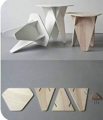 Centerpieces For Baby Shower, Baby Shower Table Cloths, Cnc Furniture Plans, Cnc Furniture, Into The Wood, Flat Pack Furniture, Wooden Stool, Baby Shower Table, Plywood Furniture