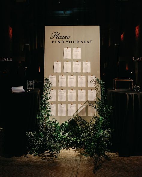 We love a grand seating chart! 👏 This elegant seating chart wows guests as they arrive to the reception area with custom wax seals, beautiful greenery and calligraphy. #seatingchart #weddingseatingchart #theknot #weddingreception #weddingdetails #weddingdecor #weddinginspo #weddingplanner #stylemepretty #overthemoon #alinatoevents Wax Seal Seating Chart, Elegant Seating Chart, Reception Area, Seating Chart Wedding, Reception Areas, Wedding Seating, Seating Chart, Seating Charts, Wax Seal