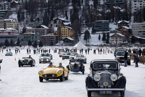 St. Moritz | Lake of St. Moritz | The ICE St. Moritz | Concours of Elegance St Moriz, Opening Car, St Moritz, Frozen Lake, Winter Magic, Brand Management, The Ice, Sport Event, One And Only