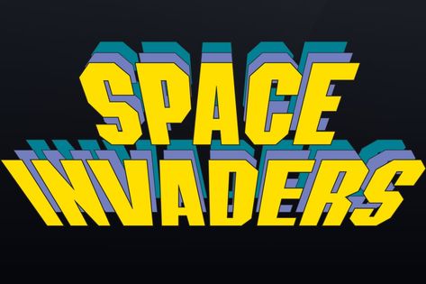 Space Invaders Space Invaders Art, Space Invaders Game, N Typography, Computer Engineer, Space Invader, Videogame Art, Modern Games, 80s Nostalgia, Classic Video