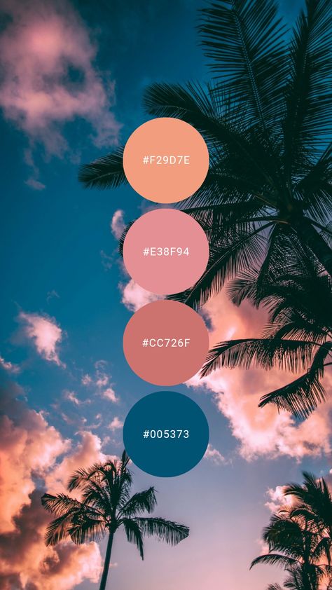 Pink Peach Blue Color Palette, Tan Blue Pink Color Palette, Blue Pink Brown Palette, Sunset Ocean Color Palette, Peach Blue Color Palette, Pastel Sunset Color Palette, Peach And Blue Color Palette, Beach Sunset Color Palette, Peach And Blue Bedroom