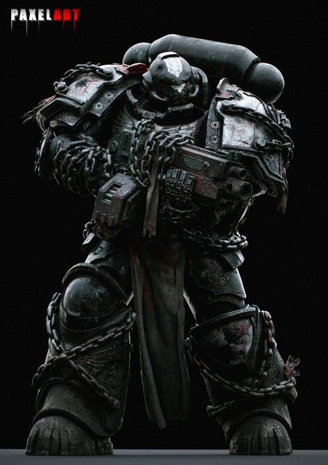 Space Marine Art, Warhammer Figures, Sci-fi Armor, Warhammer 40k Art, Batman Funny, 40k Miniatures, Warhammer 30k, Warhammer Art, Warhammer 40k Artwork