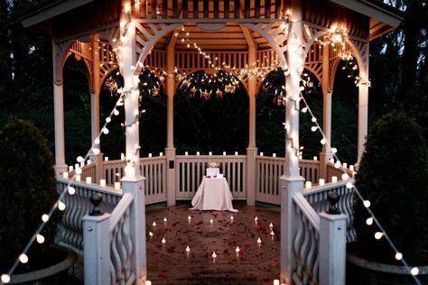 Gazebo Decorating Ideas Proposal, Night Proposal Ideas, Engagement Gazebo, Proposal Ideas Gazebo, Proposal Gazebo, Gazebo Proposal Ideas, Gazebo Proposal, Proposal Night, Shivaay Singh Oberoi