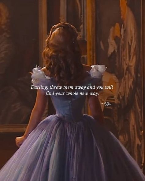 Cinderella Quotes Aesthetic, Disney Princess Captions, Disney Princess Quotes Inspirational, Princess Aesthetic Quotes, Cinderella Movie Quotes, Fairytale Quotes, Cute Disney Quotes, Cinderella Aesthetic, Cinderella Movie