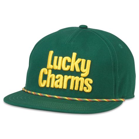 Brushed cotton twill 5 panel cap with soft structure, flat brim visor and plastic snap back. Accent multi color paracord across visor. Front logo is lofted embroidery. Coachella Braids, Lucky Charms Cereal, Flat Brim Hat, Hat Design, Modern Flat, Quality Hats, Lucky Charms, Snap Back, Brim Hat