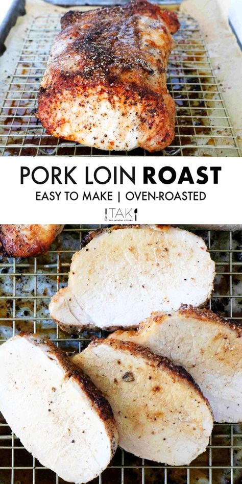 Pork Loin Cooking Time, Boneless Pork Loin Recipes, Pork Loin Oven, Pork Loin Recipes Oven, Pulled Pork Salad, Holiday Roast, Boneless Pork Loin Roast, Boneless Pork Roast, Pork Loin Roast Recipes