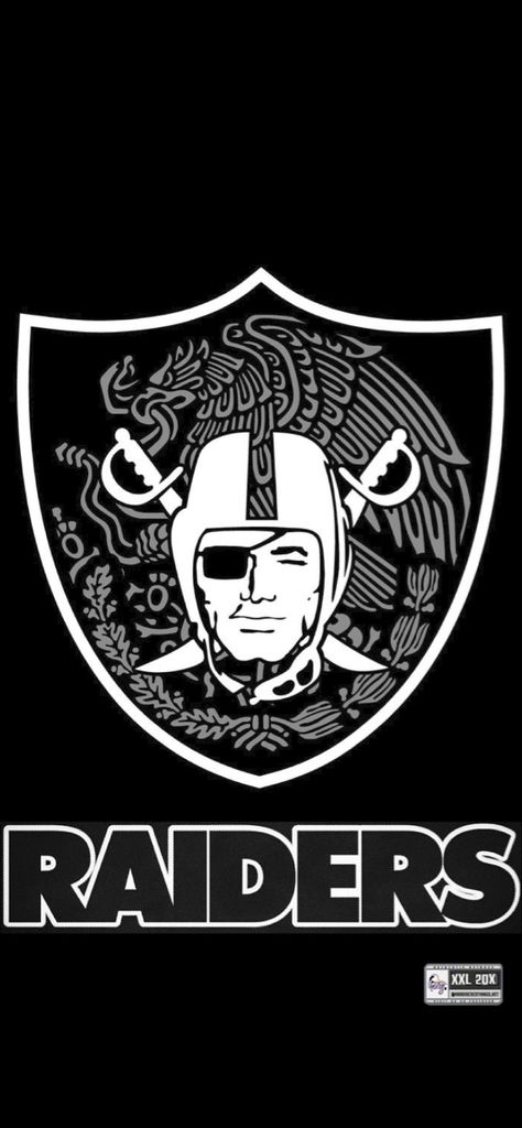 Raiders Wallpaper Iphone, Raiders Drawings, Raiders Logo Wallpapers, Mexican Flag Drawing, Raider Logo, Raiders Emblem, Raiders Cake, Raiders Stickers, Raiders Car