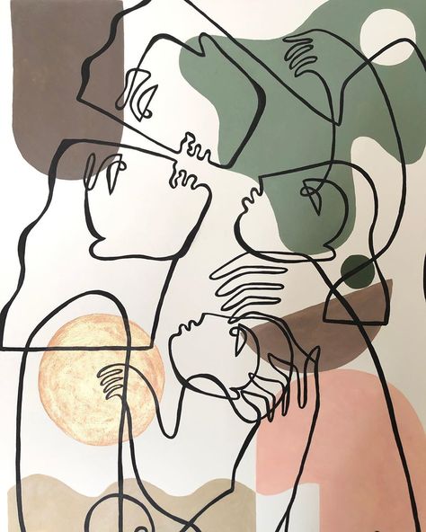 Family Photo Painting Ideas, Family Portrait Drawing Ideas, Abstract Family Art, Family Portrait Painting Ideas, Family Abstract Painting, Family Portraits Painting, Abstract Family Painting, Family Art Painting, Abstract Family Portrait