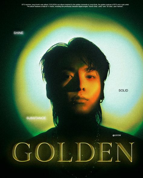 Seven Jungkook Album Cover, Jungkook Poster Edit, Jungkook Art, Poster Bts, Posters Bedroom, K Meme, Golden Boy, Kpop Posters, Bts Members