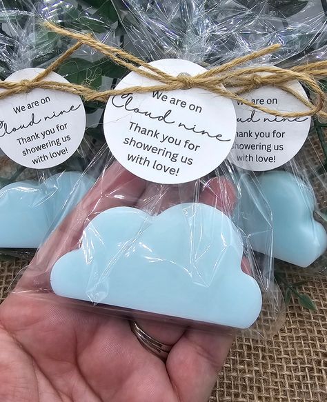 Add a touch of whimsy to your celebration with our cloud-shaped soaps, the perfect party favors. These adorable soaps bring a sense of charm and playfulness to your event, leaving guests with a sweet reminder of the special day. Practical and delightful, these cloud-shaped favors make for a unique and memorable token of appreciation for your attendees. Perfect for any cloud themed party, we are on cloud nine theme or just for everyday use. Cloud Themed Party Favors, On Cloud 9 Party Favors, Moon And Cloud Baby Shower Theme, Gender Reveal Ideas Cloud Theme, We're On Cloud 9 Baby Shower Theme, Cloud 9 Party Favors, On Cloud 9 Party Theme, Cloud 9 Baby Shower Theme Boy, On Cloud Nine Engagement Party