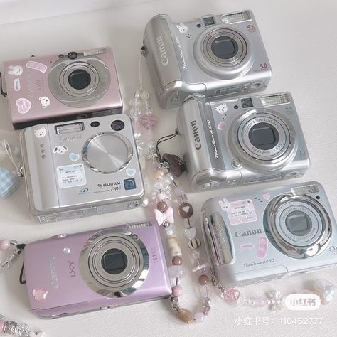 Camara Digital Aesthetic, Digital Camera Stickers, Couqette Aesthetic, Digi Camera, Camera Decor, Best Digital Camera, Camera Aesthetic, Cute Camera, Camera Photos