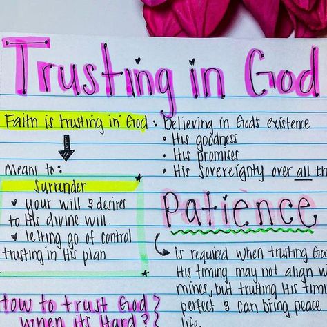 ⭐️Camille Alane|🌿💕 on Instagram: "One reason to trust God is because He is faithful and His promises are true. Even when we may not understand the reasons behind certain circumstances, we can trust that God is always with us and working things out for our good. 🩷✨" He Is Faithful, Trust Gods Timing, Gods Timing, Christian Bible Quotes, Bible Study Notes, Set You Free, Gods Promises, Christian Bible, Study Notes