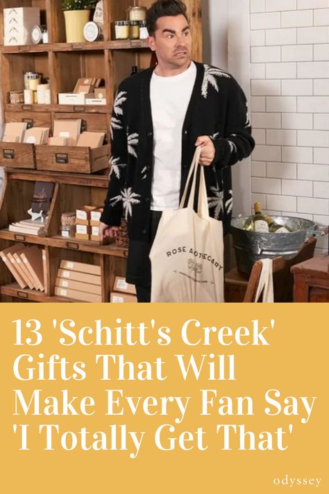 Schists Creek, Schitts Creek Gift Ideas, Schitts Creek Party, Schitts Creek Quotes, Classy Gift Ideas, Quote Tote, Schitts Creek, Reality Tv, Bridal Gifts