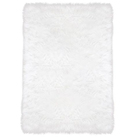 Everly Quinn Halle-Mia Handmade Shag Faux Sheepskin Area Rug in Pink | Wayfair White Fuzzy Area Rug, Small White Fuzzy Rug, White Rug Aesthetic, Fuzzy White Rug, White Fluffy Rug, Fuzzy Carpet, Fuzzy Rug, Faux Fur Area Rug, Cozy Rugs