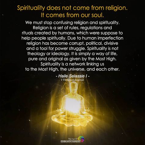 Spirituality Does Not Come From Religion - https://themindsjournal.com/spirituality-does-not-come-from-religion/ Religion Vs Spirituality, Awakening Quotes, Lost My Job, Robert Kiyosaki, Spiritual Enlightenment, Spiritual Wisdom, Tony Robbins, Spiritual Art, Life Changing