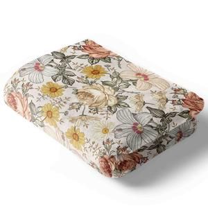 blanket - Caden Lane Vintage Floral Nursery, Floral Baby Bedding, Newborn Swaddle Set, Caden Lane, Floral Crib Sheet, Rainbow Blanket, Floral Blanket, Vintage Floral Design, Super Soft Blanket