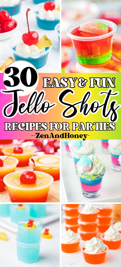 These are the best jello shots ever! From vodka jello shots, to rum jello shots recipes, there are something for everyone. Easy jello shot recipes, easy jello shots, best jello shots, summer jello shots, tequila jello shots, jello shots recipe, jello shots with rum, jello shots with vodka, how to make jello shots. Simple Jello Shots Recipe, Jello Shots For Birthday Party, Whipped Vodka Jello Shots Recipes, Jello Shots For 21st Birthday, 30th Birthday Jello Shots, Bacardi Jello Shots Recipes, Watermelon Jello Shots Recipe, Flavored Jello Shots, Jell-o Shots With Vodka