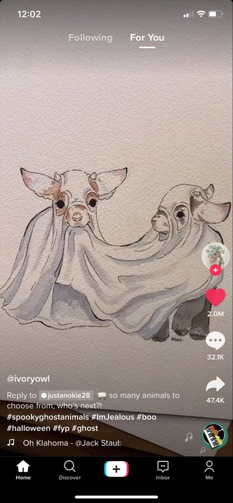 Ghost Watercolor, Watercolor Animals, Future Tattoos, Tik Tok, Goats, Female Sketch, Ghost, Humanoid Sketch, Drawings