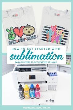 How Do You Make Sublimation Designs, Making Shirts With Heat Press, How To Make Printed Shirts Diy, Shirt Sublimation Ideas, Sublimation Printing T Shirts, How To Print Sublimation Designs, Sublimation On Shirts, How To Sublimation Printing, Sublimation Shirts Diy