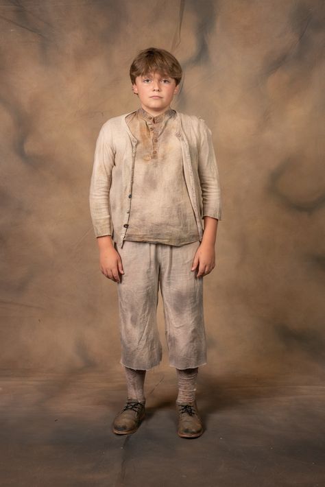 Oliver Twist Musical, Oliver Twist Characters, Oliver Musical, Farm Costumes, Advanced Fashion, Musical Costumes, Oliver Twist, Boy Character, Theatre Set