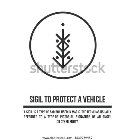 Home Protection Sigil, Protection Sigils For Loved Ones, Safe Travels Sigil, Sigil For Financial Abundance, Journal Protection Sigil, Sigil Symbols, I Am Protected Sigil, Negative Energy Cleanse, Witch Ideas