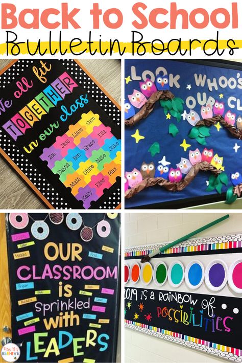 School Bulletin Board Ideas, October Bulletin Boards, Welcome Bulletin Boards, Elementary Bulletin Boards, Kindergarten Bulletin Boards, Summer Bulletin Boards, Bulletin Board Design, Preschool Bulletin, Welcome To School