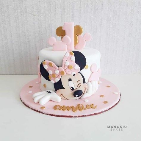 Minnie Mouse Birthday Cake Ideas 1st, Cake With Minnie Mouse, Pastel Minnie Mouse Cake, 1st Birthday Cake Minnie Mouse, Small Minnie Mouse Cake, Mini Mouse Birthday Cakes Ideas, Τουρτα Minnie Mouse, Oh Twoodles Girl Birthday Cake, Oh Twodles Birthday Girl Decorations