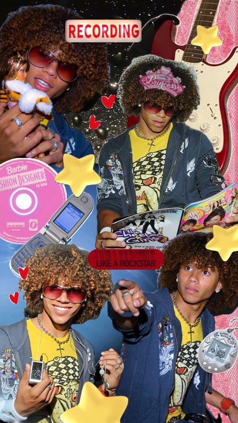 my pretty rockstar bf 💕💽🌟🎸🎀 #hsmtmts #highschoolmusical #hsm #rockstargf #corbinbleu #chaddanforth #chad #pretty #pink #barbie