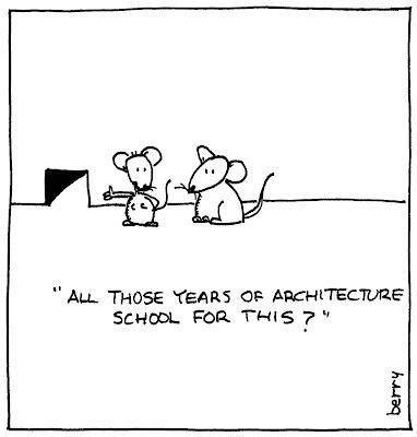 berry cartoons: #architecture #humor #cartoon Architecture Cartoon, Architect Quotes, Architecture Memes, Paris Trip Planning, Architect Sketchbook, Student Jokes, Architect Student, Student Cartoon, Witty One Liners