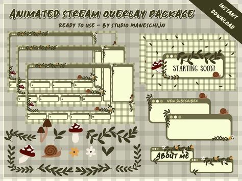 Stream Wallpaper, Cottagecore Green, Cottagecore Wallpaper, Twitch Streaming Setup, Banner Png, Desktop Themes, Cozy Cottagecore, Desktop Wallpaper Organizer, Streaming Setup