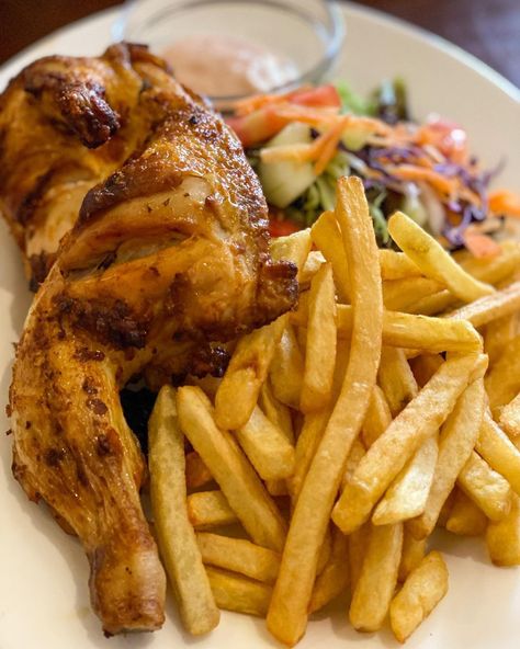 Tambulishwa Na Kenzo Potato Fries, Fried Potatoes, Chicken Wings, Potato, Salad, Meat, Chicken