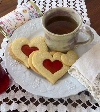 Tea and Cookies Tea And Cookies, Valentines Tea Party, Valentine Tea, Shaped Cookies, Heart Shaped Cookies, Valentine Chocolate, Afternoon Tea Parties, Food Is Fuel, Shaped Cookie