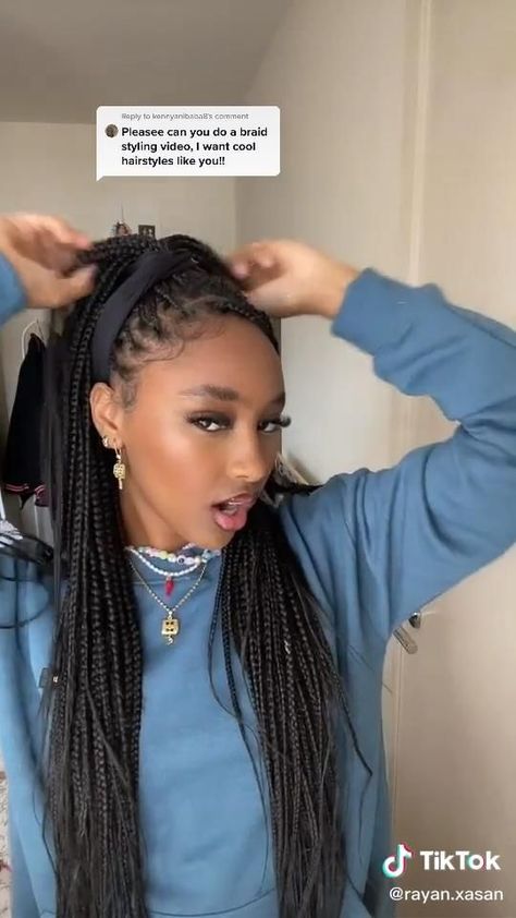 Hairstyles With Braids, Big Box Braids Hairstyles, Box Braids Hairstyles For Black Women, Braids Hairstyles Pictures, Cute Box Braids Hairstyles, Quick Braided Hairstyles, Protective Hairstyles Braids, Hair Twist Styles, Box Braids Styling