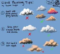 Cloud Tutorial, Gouache Tutorial, Tips For Painting, Painting Clouds, Underwater Painting, Watercolor Clouds, Watercolor Beginner, Kids Art Class, Canvas Painting Tutorials