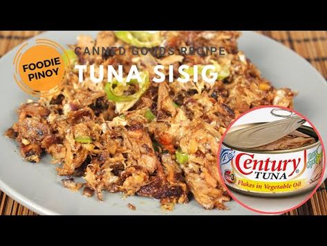 Tuna Sisig is an easy recipe to make use of your stored canned goods at home. This recipe is specially made during this times when everyone needs to stay at home and make use of whatever we have on our kitchen.This is a Value for money meal as the ingredients for the Tuna Sisig recipe are relatively cheap. Century Tuna Recipe, Sisig Recipe, Canned Tuna Recipes, Salad Appetizer Cups, Tuna Recipes, Shrimp Salad, Appetizer Salads, Filipino Recipes, Recipe Using