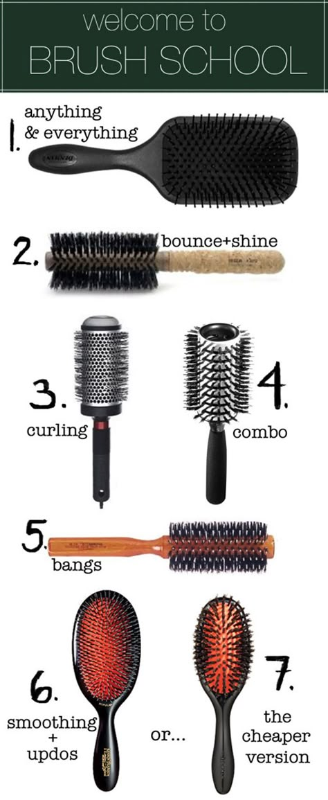 25 Hairstyling Hacks Every Girl should Know Hair Brushes, Hair Stuff, Cosmetology, Hair Dos, All Things Beauty, Hair Tips, Hair Brush, Hair Day, Nails Makeup