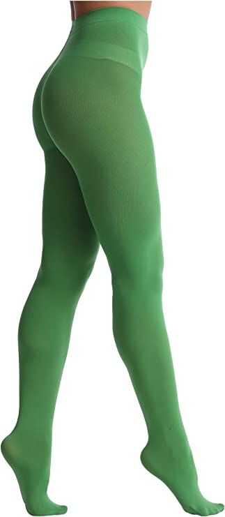 Big Bird Costume, Movie Outfit, Wicked Movie, Green Tights, Women's Tights, Thick Tights, Colored Tights, Fleece Tights, Clover Green