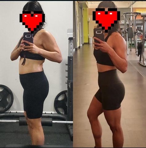 Here we have a progress pic showing a fat loss from 140 pounds to 123 pounds. That's a respectable loss of 17 pounds. 140lbs Women, 140 Lbs, 130 Lbs, 150 Lbs, 140 Pounds, Trial And Error, Finding Balance, Progress Pictures, Fat Loss