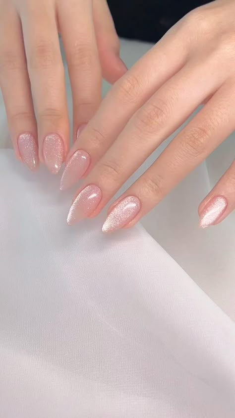 Pastel Pink Nails, Engagement Nails, Coquette Nails, Wow Nails, Eye Nails, Blush Nails, Work Nails, Soft Nails, Her Nails