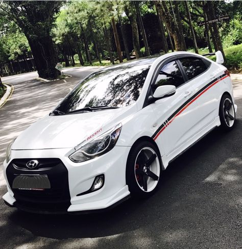 Hyundai Accent Modified, K5 Kia, Auto Hyundai, Hyundai Verna, Dr 650, Rims For Cars, Hyundai Accent, Car Gadgets, Hyundai Elantra