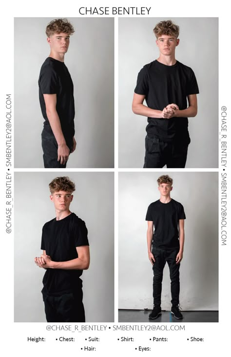 Comp Card Ideas Models Male, Comp Card Ideas Models Photo Shoot, Male Model Polaroids Poses, Male Digitals Modeling, Male Model Portfolio Poses, Actor Portfolio Photography, Male Modeling Portfolio, Male Model Headshots Portfolio, Male Comp Card