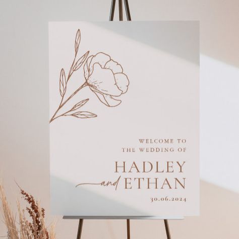 $30.45 | Minimalist Boho Wedding Welcome Sign Poster Flower - boho minimalist, minimalist wedding, terracotta wedding, boho welcome sign, minimalist welcome sign, minimalist wedding sign, boho wedding sign, wedding welcome sign, minimalist flower, boho flower wedding Boho Flower Wedding, Boho Wedding Welcome Sign, Boho Welcome Sign, Minimalist Boho Wedding, Welcome Sign Minimalist, Wedding Terracotta, Poster Flower, Earthy Colours, Minimalist Flowers