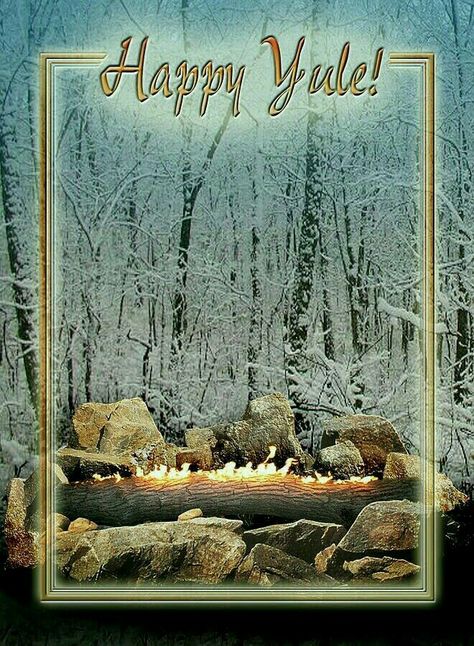 Happy Yule Pagan Celebrations, Winter Equinox, Seasonal Pictures, Happy Yule, Blessed Yule, Pagan Christmas, Pagan Yule, Happy Winter Solstice, Yule Log