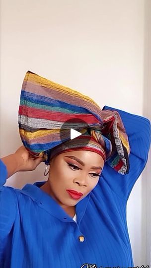 Gele tutorial for owanbe | By Mrs mary worldFacebook